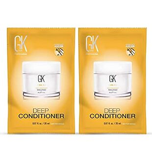 GK HAIR Global Keratin Deep Conditioner Masque Pack of 2