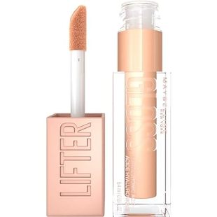 Maybelline Lifter Gloss， Hydrating Lip Gloss with Hyaluro