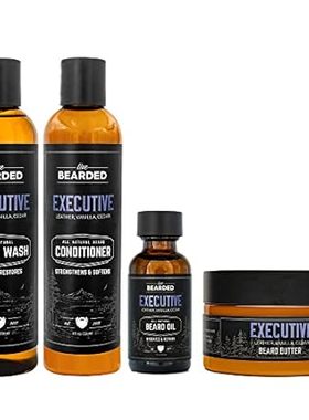 Live Bearded Complete Beard Grooming Kit， Made in the USA