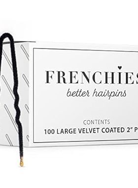 Frenchies Ultra Flocked Extra Soft French Twist Hair Pins