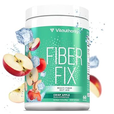 Vitauthority Prebiotic Fiber Powder Supplement - Healthy