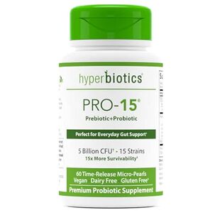 Hyperbiotics Pro 15 Vegan Probiotic Supplement | Time Rel