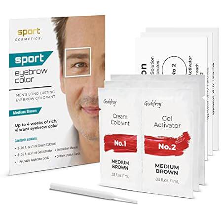 Sport Eyebrow Colorant， Men's Long Lasting Treatment to C