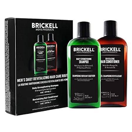Brickell Men's Daily Revitalizing Hair Care Routine， Sham