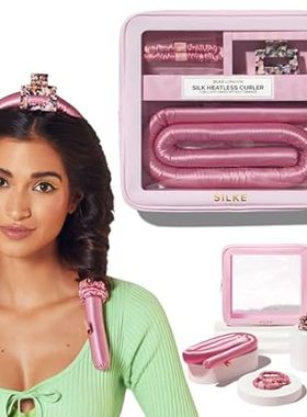 SILKE Heatless Curler | 100% Luxurious Silk Hair Curler |