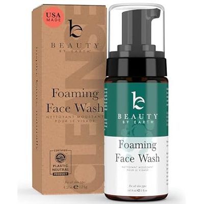 Foaming Face Wash - Cleanser Made with Natural Hydrating