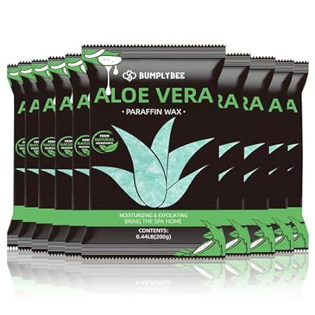 Paraffin Wax for Hand and Feet， 10 Pack Aloe Vera Paraffi