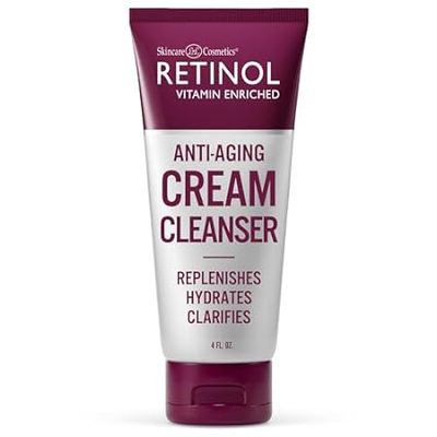 Retinol Anti-Aging Cream Cleanser – Daily Deep Cleansing
