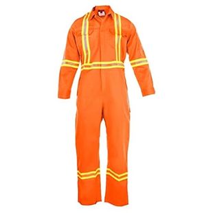 High Visibility Flame Coverall Vis Orang Resistant