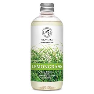 Lemongrass Reed Diffuser Refill, Natural Essential Lemong