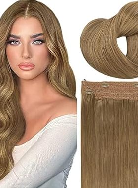 Light Brown Hair Extensions Loxxy Invisible Wire Hair Ext