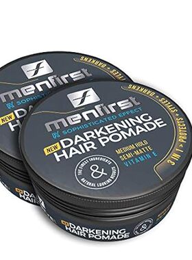 Menfirst - Hair Pomade for Men - Instant Gray Coverage fo