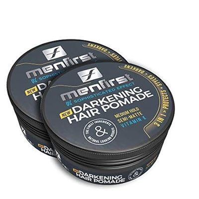 Menfirst - Hair Pomade for Men - Instant Gray Coverage fo