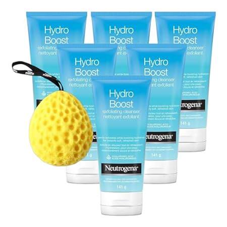 Hydro Boost Exfoliating Cleanser， 5 Fl Oz， Daily Facial C