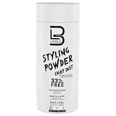 L3 Level 3 Light Hold Styling Powder - Natural Matte Hair