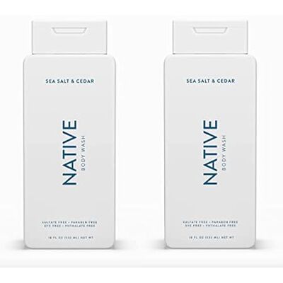 Native Body Wash Contains Naturally Derived Ingredients |