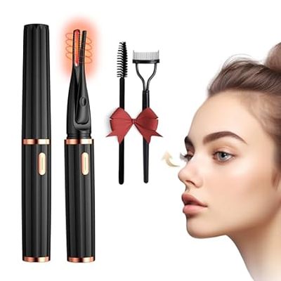 Heated Eyelash Curlers， 2 in 1 Clip-Type Eyelash Curler，