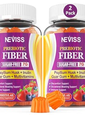 Sugar Free Psyllium Husk Prebiotic Fiber Gummies - 7G Fib