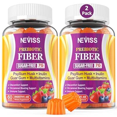 Sugar Free Psyllium Husk Prebiotic Fiber Gummies - 7G Fib