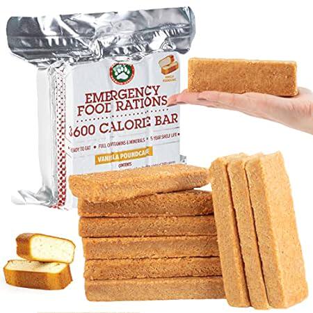Grizzly Gear Emergency Food Rations- 3600 Calorie Bar (Va