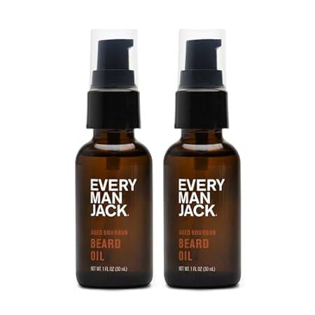 Every Man Jack Mens Beard Oil - Subtle Aged Bourbon Fragr