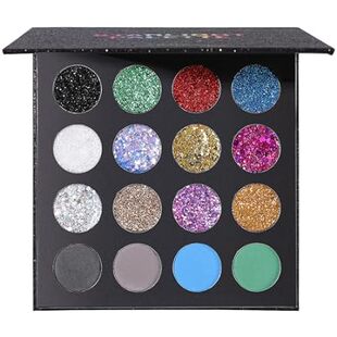 UCANBE Glitter Eyeshadow Makeup Palette - 12 Face Body Ch
