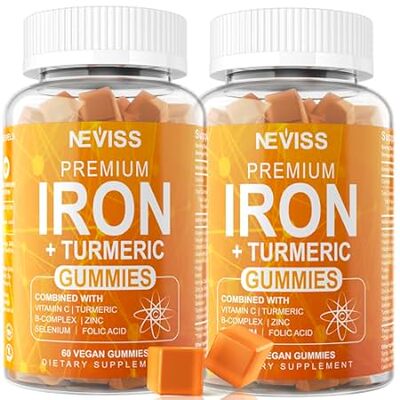 Iron Supplement for Women Men， Non-Constipating Iron Gumm