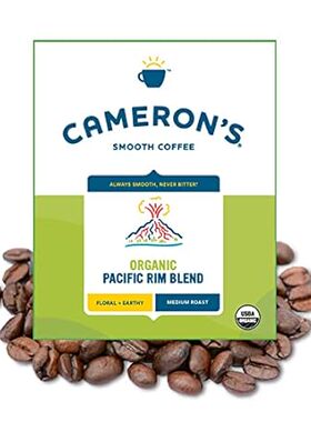 Cameron's Coffee Roasted Whole Bean Coffee， Organic Pacif