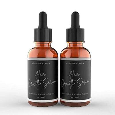 Allurium Hair Growth Serum Designed for Black Women with