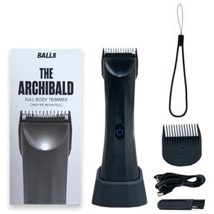 BALLS? V3 The Archibald - Pubic Hair Trimmer for Men， Int
