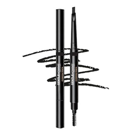 2 Pack Mens Eyebrow Pencil Black， Easily Shape Define Fil