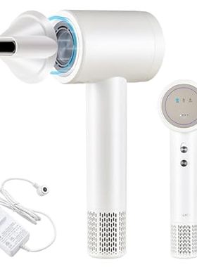 Cordless Ionic Hair Dryer with Digital Screen， 4 Mode Cha