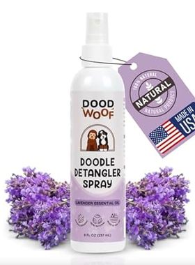 Dog Detangler Spray Dematting for Doodle | Natural Dog Le