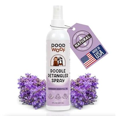 Dog Detangler Spray Dematting for Doodle | Natural Dog Le