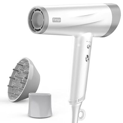 High Speed Hair Dryer: Ionic Blow Dryer with Diffuser - 1