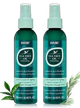 HASK Invigorating TEA TREE OIL 5-in-1 Leave In Conditione