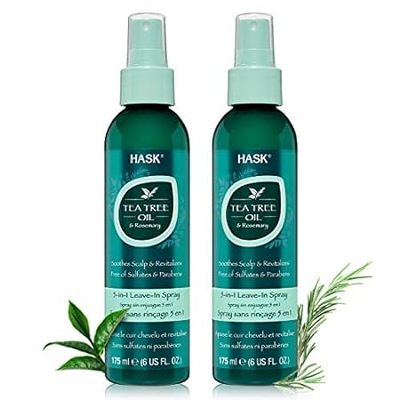 HASK Invigorating TEA TREE OIL 5-in-1 Leave In Conditione