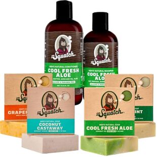 Dr. Squatch Men's Bar Soap and Hair Care BEACH Expanded P