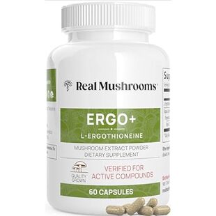 Real Mushrooms L-Ergothioneine， Oyster， Shiitake Mushroom