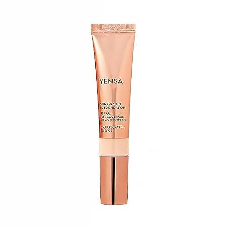 YENSA BC Foundation - Full Coverage， Skin Superfood， Hydr