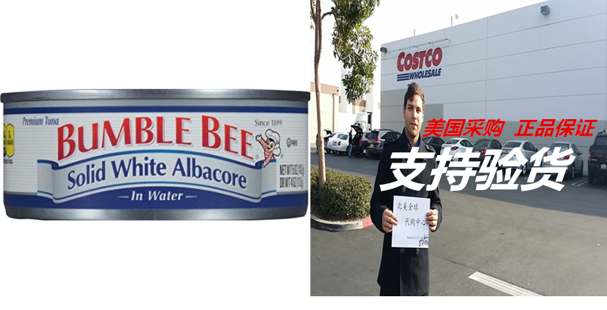 bumble bee solid white albacore tuna in water, 5 ounce can