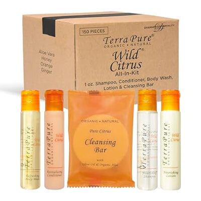 Terra Pure Wild Citrus | 1 oz. Liquids and 1 oz. Bar Soap