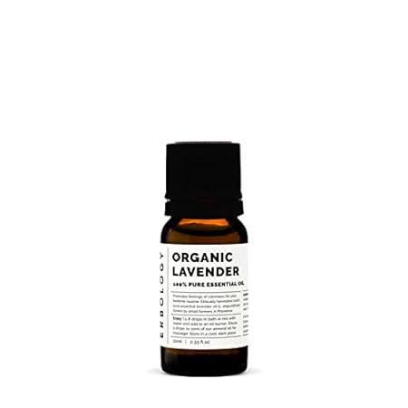 100% Organic Pure Lavender Essential Oil 0.34 fl oz - Sma