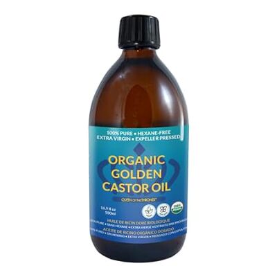 QUEEN OF THE THRONES Organic Golden Castor Oil - 500mL (1