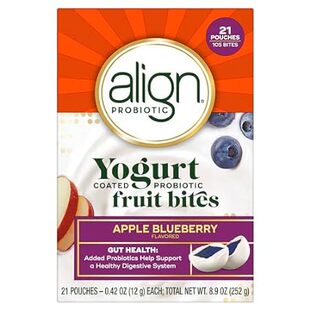 Align Probiotic， Yogurt Coated Probiotic Fruit Bites， Add