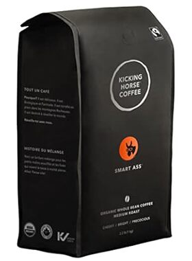 Kicking Horse Coffee， Smart Ass， Medium Roast， Whole Bean