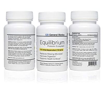 Equilibrium Probiotic Supplement with Prebiotic – Daily T