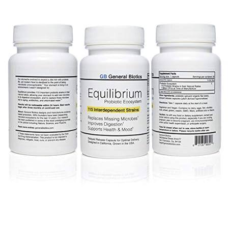 Equilibrium Probiotic Supplement with Prebiotic – Daily T