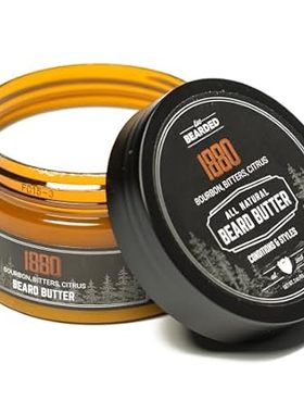 Live Bearded: Beard Butter， Made in USA - 1880， 3oz - Bea