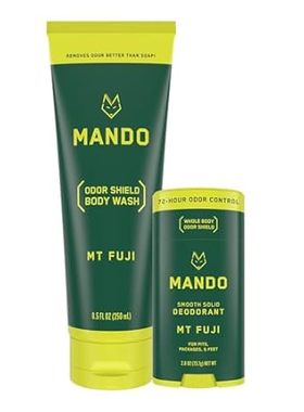 Mando Smooth Solid Stick (2.6 Ounce) + Acidified Body Was
